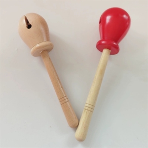 Bloque de Madera Natural con Asa para Jardín de Infancia, Instrumento Musical Educativo para la Primera Infancia, Venta al Por Mayor - Product Image 4