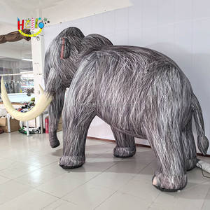 <span class=keywords><strong>Sculpture</strong></span> géante <span class=keywords><strong>de</strong></span> mammouth gonflable Mascotte d'éléphant gonflable animal Spectacles gonflables réalistes - Product Image 2