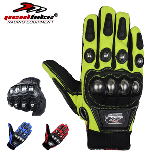 Guantes de Carreras, Guantes de Motocicleta, Guantes de Motocross de Aleación de Aluminio, Guantes de Protección para Motocicleta, Negros, Azules, Rojos - Product Image 6