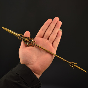 La Lanza del Dragón, 30 cm, Modelo <span class=keywords><strong>de</strong></span> Arma <span class=keywords><strong>de</strong></span> Decoración Artesanal Totalmente Metálica, Se Puede Personalizar, <span class=keywords><strong>Compra</strong></span> Directa <span class=keywords><strong>de</strong></span> Fabricantes <span class=keywords><strong>de</strong></span> Artesanías Metálicas - Product Image 3