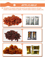 Machine de remplissage et d'emballage automatique 50g 150g mélasse narguilé Shisha tabac pâte Sachet Machine d'emballage de narguilé turc