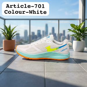 Weiße Mesh-Laufschuhe, leichte Trainingssneaker, atmungsaktive Sportschuhe für Indoor-Laufsport, weiße Mesh-Laufschuhe Li - Product Image 2