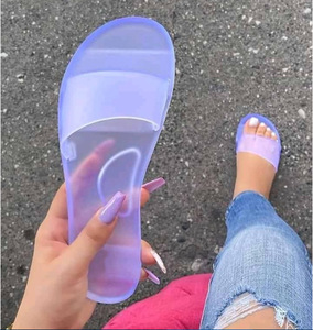 Lady's Lightweight Jelly for Slippers for Summer Women's Casual PVC Beach Shoes with Fruit Design Anti-Slip Summer Jelly Sandals - Product Image 4