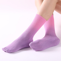 Chaussettes de yoga, de sport, de fitness et de Pilates colorées, tendance et antidérapantes, en gros et sur mesure