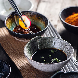 Restaurant <span class=keywords><strong>japonais</strong></span> coréen vaisselle en céramique poterie <span class=keywords><strong>tapas</strong></span> apéritif sauce soja bols de service ensemble bol à céréales - Product Image 2