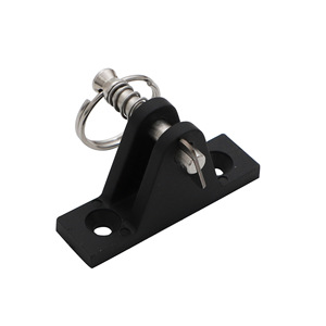 RICHWITS Ringed Pin Bracket Nylon Mountain Base For Boat <b>Yacht</b> Hardware Awning Mounting - Product Image 1