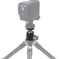 Mini rotule à vis 1/4, pivotant à 360°, pour accessoires d'appareil photo Canon, Nikon, Sony, caméscope, lumière LED, caméra d'action