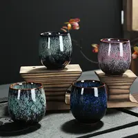SHARDON Cangkir Teh Kung Fu China, Set Cangkir, Cangkir Gaya Jepang, Cangkir Teh Tanah Liat Keramik/150Ml