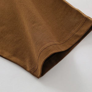 Offre Spéciale unisexe adulte Boxy t-shirt lourd brun raglan t-shirt surdimensionné t-shirt - Product Image 3