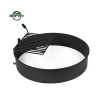 Fire Outdoor Pits Liner Portable Camping Fire Chauffage à bois Anneau de foyer en métal avec conception OEM