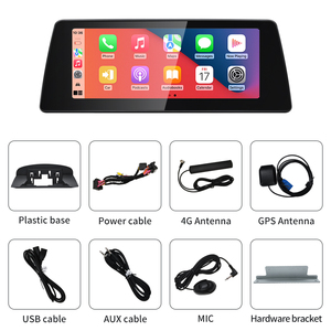 STWEI ID8 จอแอนดรอยด์ 15 สำหรับรถยนต์ รองรับบลูทูธ Carplay สำหรับรถยนต์ BMW ซีรีส์ 3 E90 E91 ซีรีส์ 5 E60 E61 เครื่องเล่นวิดีโอ จอภาพ มัลติมีเดียกลาง - Product Image 6