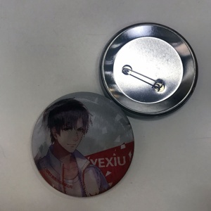 BSCI-gecertificeerde fabriek op maat gemaakte 3D lenticulaire pin badges, bewegingsbadges, metalen badges voor decoratie - Product Image 4