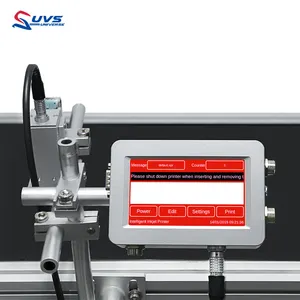 Impresora de inyección de tinta con fecha de caducidad, codificador de transferencia térmica, codificación de etiquetas, UVS en línea
