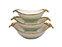 Bol en porcelaine de style moderne personnalisé en usine, bol à mélanger en céramique blanc, bol à salade en céramique pour hôtel et restaurant