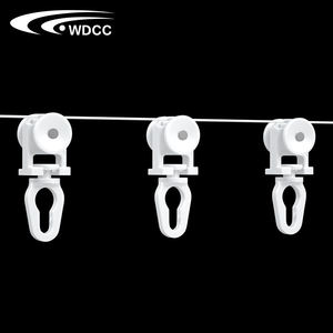 <b>Plastic</b> s Wave Runner Ceiling Smart Curtain Accessories Track Runners Distance Curtain Runner 11.8 mm - Product Image 5