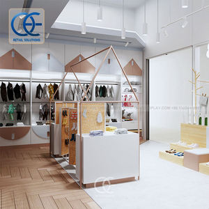 Escaparate de ropa personalizada Exhibición de ropa para niños Tiendas de ropa para mujeres Estante de ropa - Product Image 2