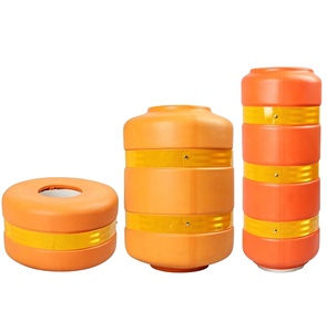 Barrière de sécurité anti-collision de type rouleau, résistante aux impacts, pour les courbes des autoroutes et routes nationales, en EVA rotatif - Product Image 1