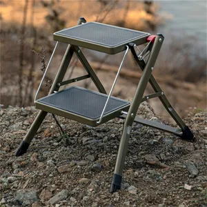New Custom Double-decker Metal Igt Korea Tourism Mini Picnic Portable Camping Folding Side Outdoor Table