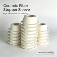 Composants en fibre céramique réfractaire, bouchon d'isolation thermique, joint d'étanchéité pour four de fusion industriel