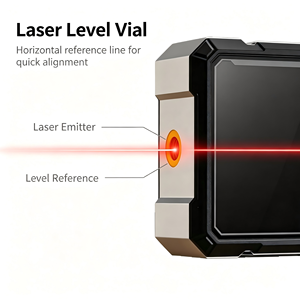 360 °   เครื่องวัดความเอียงแบบดิจิตอล เลเซอร์ระดับอิเล็กทรอนิกส์ เครื่องวัดมุมเอียงความแม่นยำสูง เครื่องมือวัดความลาดเอียงแบบ USB - Product Image 5