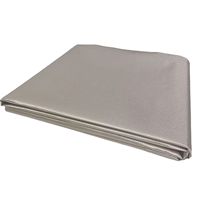 Tissu Faraday 5G anti-statique, imperméable, à motif écossais, en cuivre et nickel tissé, anti-ondes électromagnétiques, conducteur