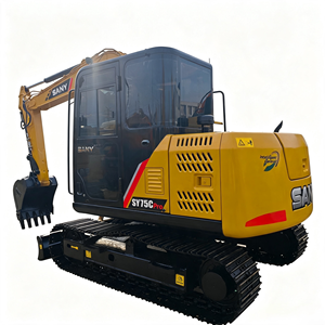 Excavadora Pesada Sany Sy75 Usada de Alta Calidad, 90% Nueva, Modelo 2025, con Caja de Cambios, Bomba y Rodamientos, en Venta - Product Image 1