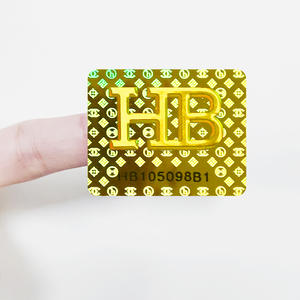 Tùy chỉnh an ninh ba chiều Sticker Holographic Sticker vàng 3D Tính xác thực ba chiều nhãn - Product Image 5