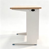 Bureau d'étude polyvalent pour étudiants, idéal pour la salle de classe, le bureau, la bibliothèque, la maison, l'écriture, avec plateau robuste en MFC