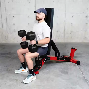 2025 nuevo diseño gimnasio entrenamiento equipo banco de pesas planas inclinación y declinación pesas libres ajustables mancuerna sentarse Banco ajustable - Product Image 3