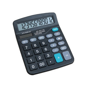 Calculadora Electrónica de Doble Alimentación con Batería Solar y Pantalla LCD Grande, Calculadora Científica de Escritorio para Negocios, Oficina y Escuela - Product Image 1