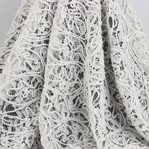 Nuovi Stili di Tessuto in Pizzo <span class=keywords><strong>Guipure</strong></span> con Ricamo a Cordoncino Bianco per Abbigliamento Uomo Donna e Vestiti - Product Image 1