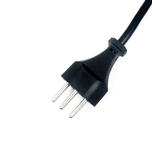 Brazil Power Cord to IEC 320 C13 Connector (10A/250V)