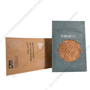 XCGS Taille Personnalisée 100% Recyclé Biodégradable Kraft Papier #0 9x6 Pouces Naturel Nid D'abeille Mailer Rembourré Enveloppes Sac D'expédition - Product Image 5