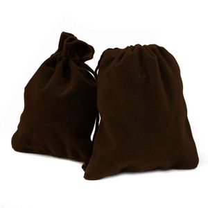 Sac de rangement pour bijoux en velours exquis, logo personnalisé, petite pochette à cordon pour pierres précieuses, montres, emballages de bijoux recyclables - Product Image 5