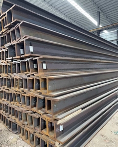 Poutres en H en acier laminé à chaud Q235B pour la construction, avec services <span class=keywords><strong>de</strong></span> découpe, soudage et pliage - Product Image 3