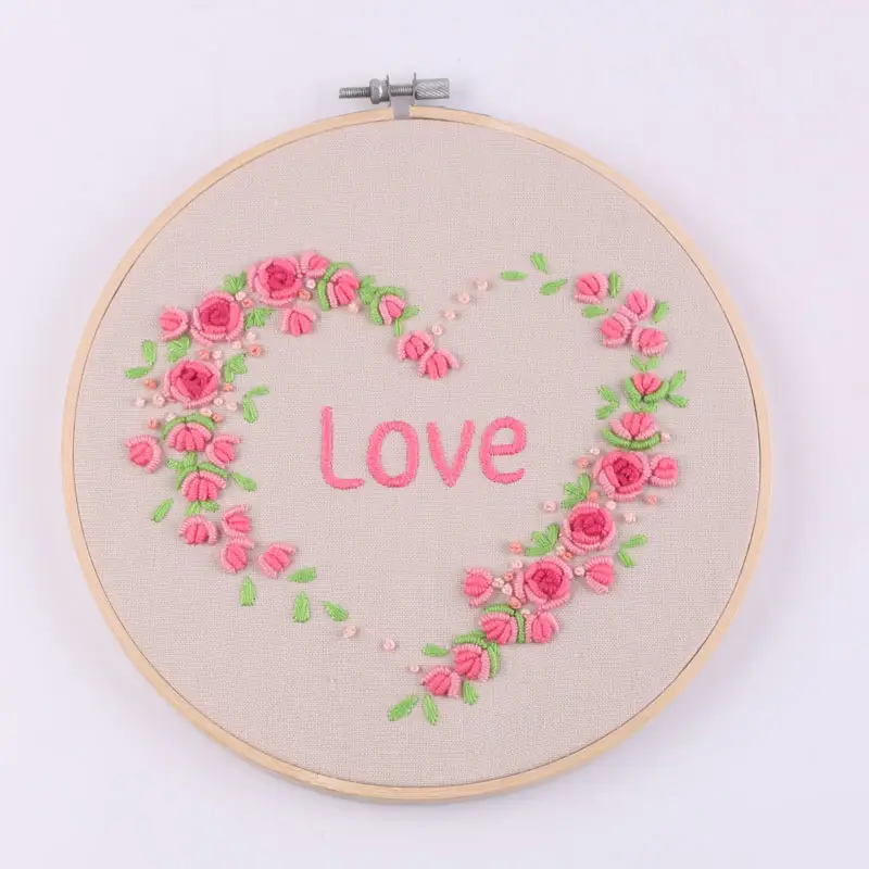 New products high quality DIY cross stitch embroidery kit manual embroidery kit wholesale custom