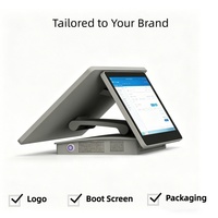 Système de point de vente tactile tout-en-un Android Windows de 15,6 pouces, nouvelle conception OEM ODM pour les magasins et les supermarchés