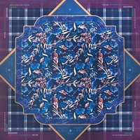 Tersedia 160 Ubin Mahjong Amerika dengan Alas Neoprena Tartan Plaid Navy Hijau 4-Lapis Berukir Siap Kirim