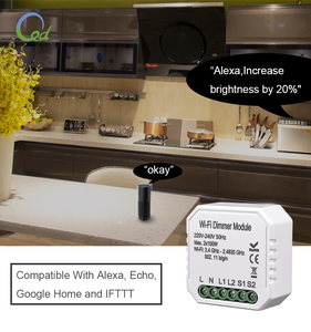 Módulo atenuador WiFi Tuya Smart 2 Gang 2 Way, a precio de fábrica - Product Image 5