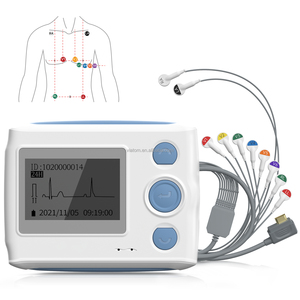 Wellue TH12 Home Holter <span class=keywords><strong>Ecg</strong></span> 12 canaux taille de paume enregistreur léger 12 plomb avec analyse Ai surveillance <span class=keywords><strong>Ecg</strong></span> 24 heures - Product Image 2