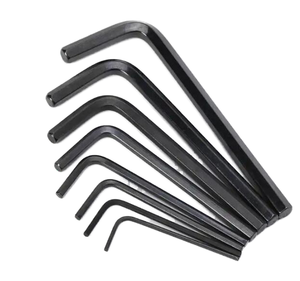 مفتاح ألن سداسي الشكل بمقبض طويل على شكل حرف T من الفولاذ الكربوني الصناعي، متوفر بأحجام 2.5 مم و3 مم و5 مم، بلون أسود مؤكسد، ضمان لمدة سنة - Product Image 1