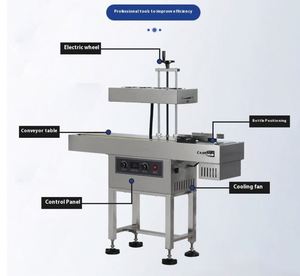Machine de scellage automatique et continue pour bouteilles en verre et bocaux avec opercule en aluminium par induction - Prix - Product Image 6