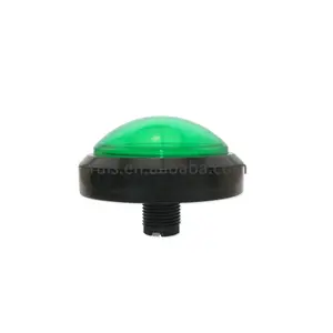 100毫米圆顶形巨型发光二极管自复位大型游戏街机按钮大红色圆形DPST照明Ble发光二极管按钮开关