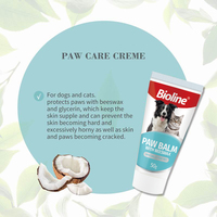 Baume pour pattes de chat et de chien Bioline, meilleur baume imperméable, hydratant, résistant aux fissures, respectueux de l'environnement