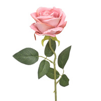 Buket Bunga Mawar Beludru Buatan 10cm untuk Dekorasi Rumah, Hotel, Pernikahan, Hari Valentine, dan Rangkaian Dinding