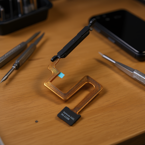 Cavo flessibile per lettore di impronte digitali per Samsung Galaxy A22 5G SM A226B Nero - Product Image 3