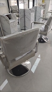 Housse de protection transparente personnalisable pour chaise de salon de coiffure et de beauté, design moderne, pour dossier de chaise de spa - Product Image 3