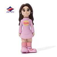 Longzhiyu, usine de figurines en PVC, 20 ans d'expérience, conception d'échantillons personnalisés, figurine en vinyle 3D, jouet en PVC, sculpture artistique, figurine d'action