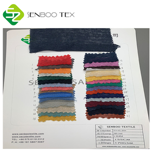 Tissu tricoté uni 100 % <span class=keywords><strong>lin</strong></span> durable, <span class=keywords><strong>teinture</strong></span> écologique pour t-shirts, robes et textiles de maison pour garçons et filles - Product Image 3