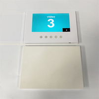 Logo personnalisé Linen Hardcover 7 pouces IPS Screen Wholesale Video Brochure Lcd 2025